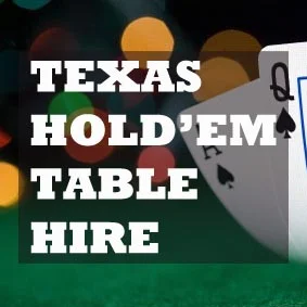 hire a poker table